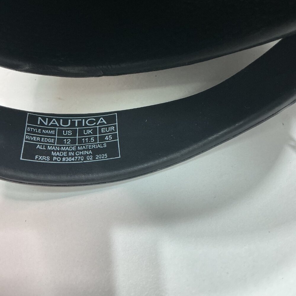 Nautica Mens River Edge Slip-On Clogs Size 12 Black - Picture 5 of 8